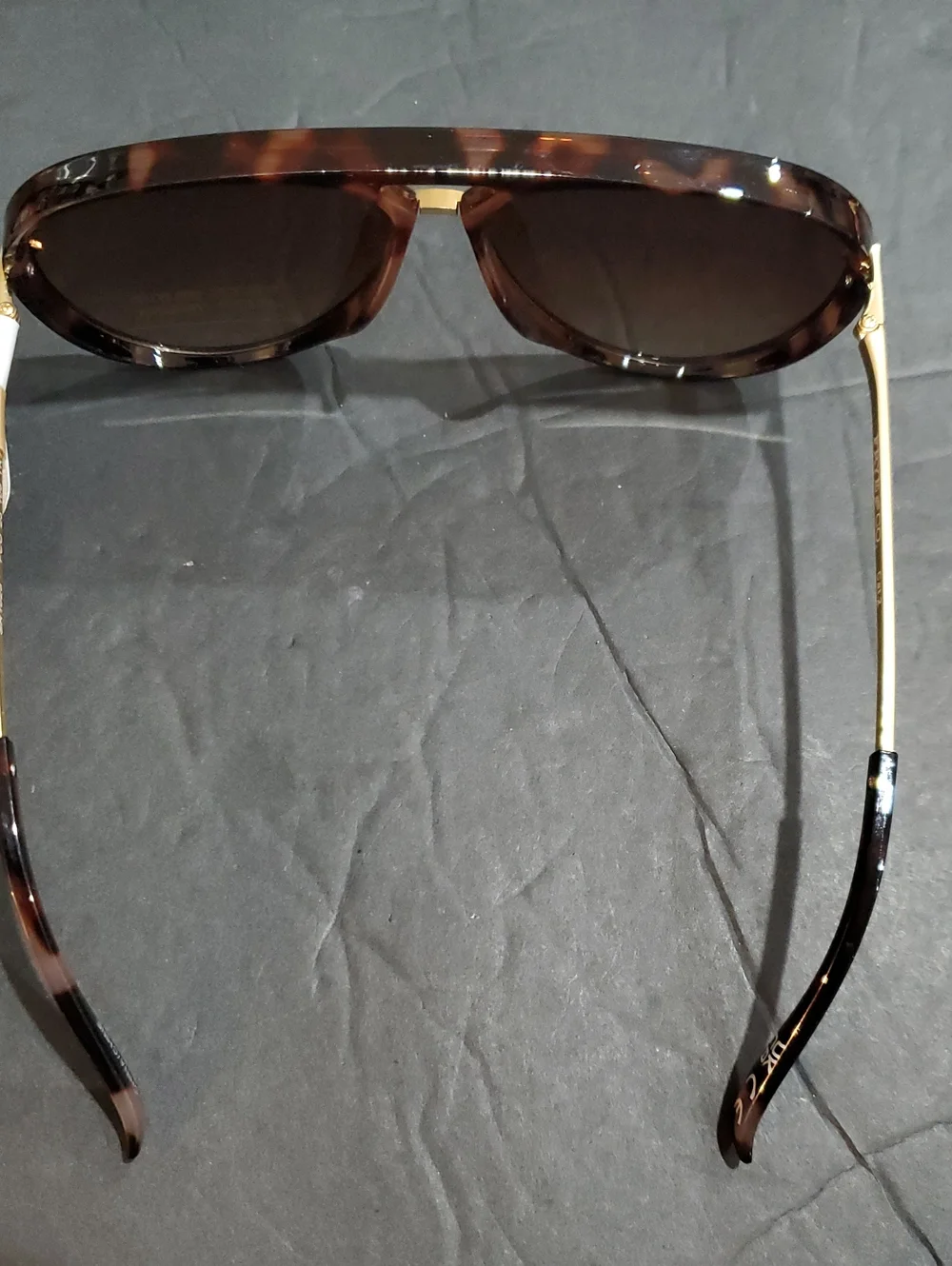 Frye sr1025 brown tortoiseshell thick rim Aviator style sunglasses brand new